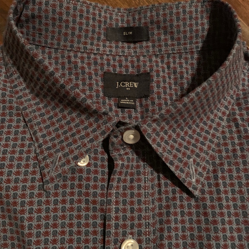J Crew Slim Cut long sleeve button down
